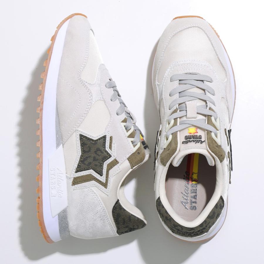 Atlantic Stars Sneakers Donna GHALAC-GSSS-DR19, Grigio, Tomaia In Tessuto Scamosciato, Suola Gomma, Tacco 3cm, Punta Rotonda, Taglia 3 UK