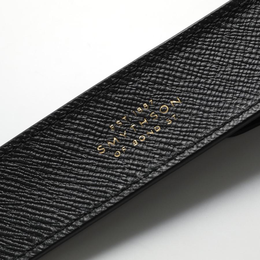 SMYTHSON スマイソン ペンケース PMA PEN SLEEVE 1202102 メンズ レザー ペンスリーブ ペンシルケース BLK｜s-musee｜06