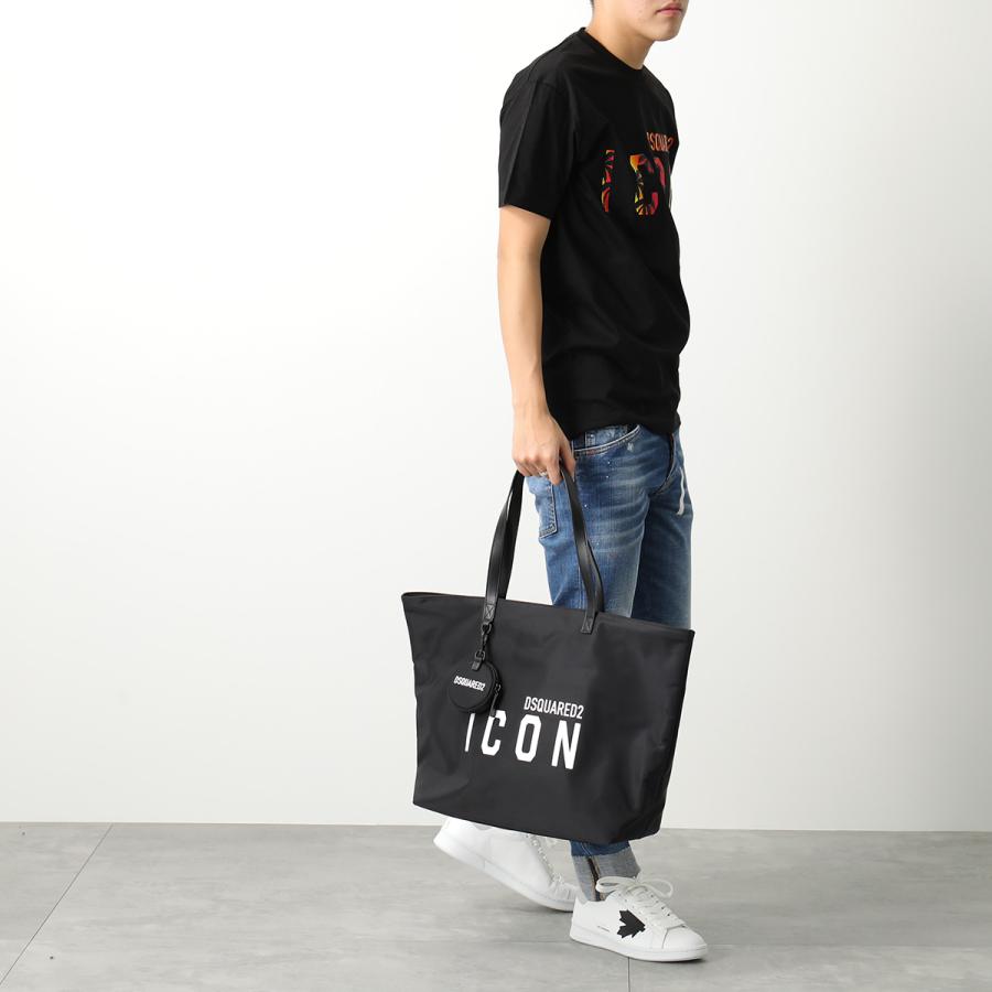 DSQUARED2 ディースクエアード トートバッグ BE ICON SHOPPING DSQUARED2 ディースクエアード トートバッグ BE ICON SHOPPING