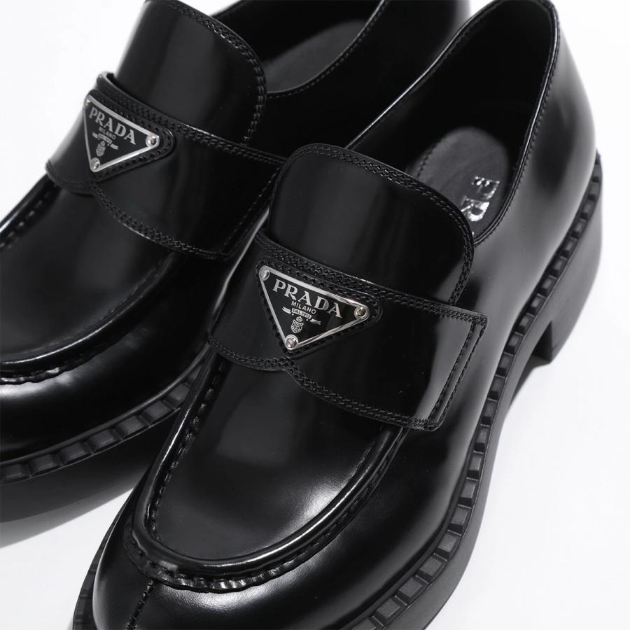 PRADA（プラダ） ローファー チョコレート 1D246M ULS F0002