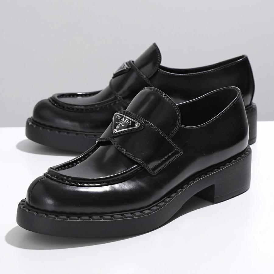 PRADA（プラダ） ローファー チョコレート 1D246M ULS F0002