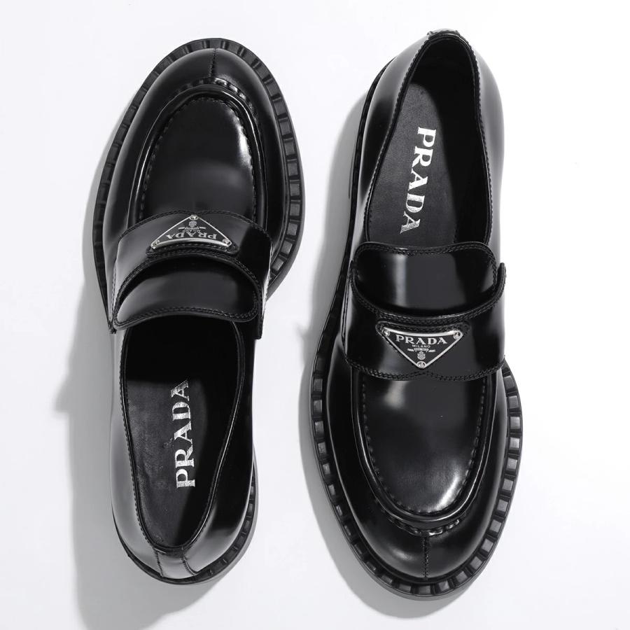 PRADA（プラダ） ローファー チョコレート 1D246M ULS F0002