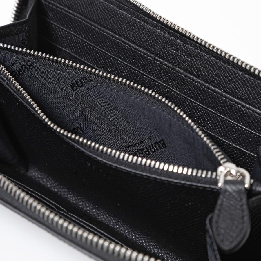 BURBERRY 黒 レザー 長財布 バーバリー／BURBERRY 長財布 財布 ウォレット メンズ 男性 男性