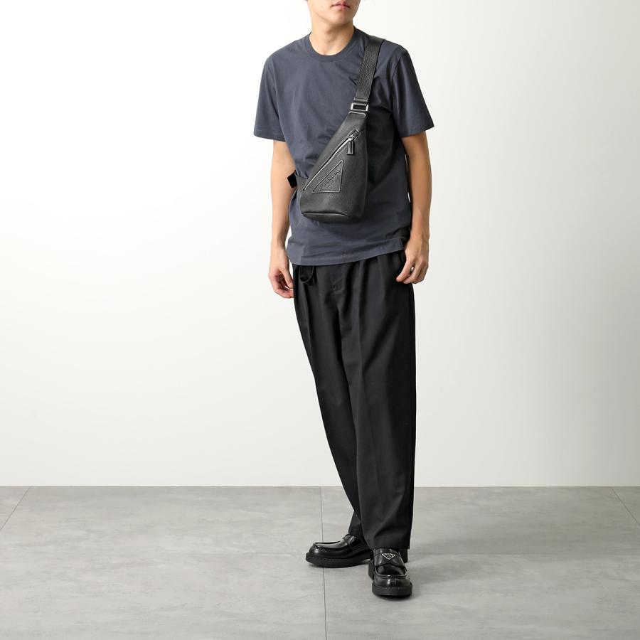 【極美品✨】PRADA プラダ　ボディバッグ　VITELLO DAINO 黒 PRADA（プラダ） ボディバッグ 2VZ098 OLO 2BBE メンズ クロス ヴィッ