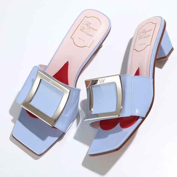 Roger Vivier（ロジェヴィヴィエ） ミュール LOVE METAL BUCKLE MULE