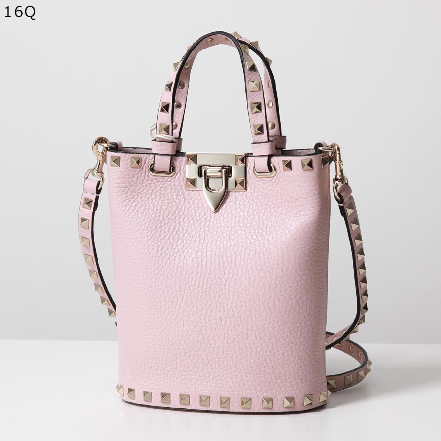 ヴァレンティノ VALENTINO ロゴショルダーバッグ ピンク レザー レディース ショルダーバッグ VALENTINO ヴァレンティノ ショルダーバッグ レザー ピンク レディース