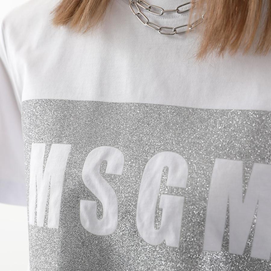 【正規品】MSGM エムエスジーエム ロゴ Tシャツ S MSGM（エムエスジーエム） 半袖 Tシャツ 3441MDM520G レディース