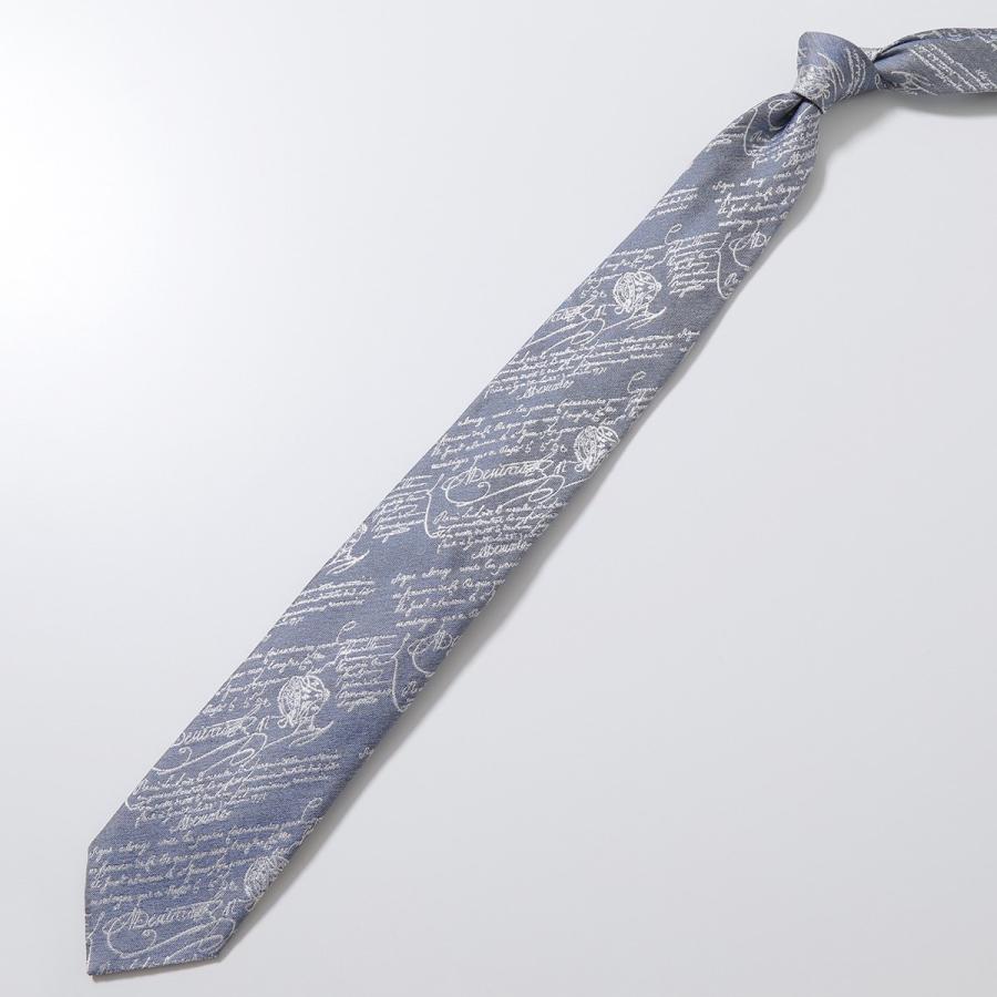 Berluti ベルルッティ ネクタイ All Over Scritto Tie T24TJ82 Berluti ベルルッティ ネクタイ All Over Scritto Tie T24TJ82