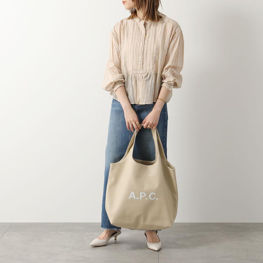 APC A.P.C. アーペーセー トートバッグ tote ninon PUAAT M61565 レディース ロゴ ショッピングバッグ 鞄 カラー7色の画像