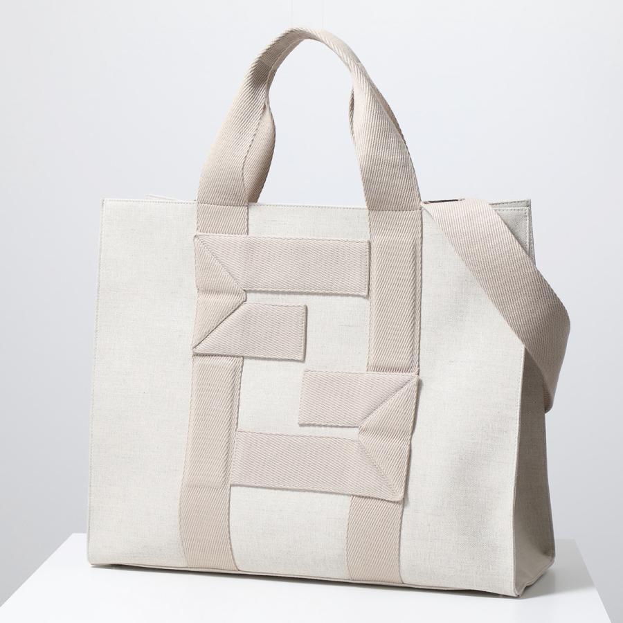 Fendi FFロゴ キャンバスバッグ FENDI（フェンディ） トートバッグ SHOPPING BAG CANVAS 7VA558 AHU6