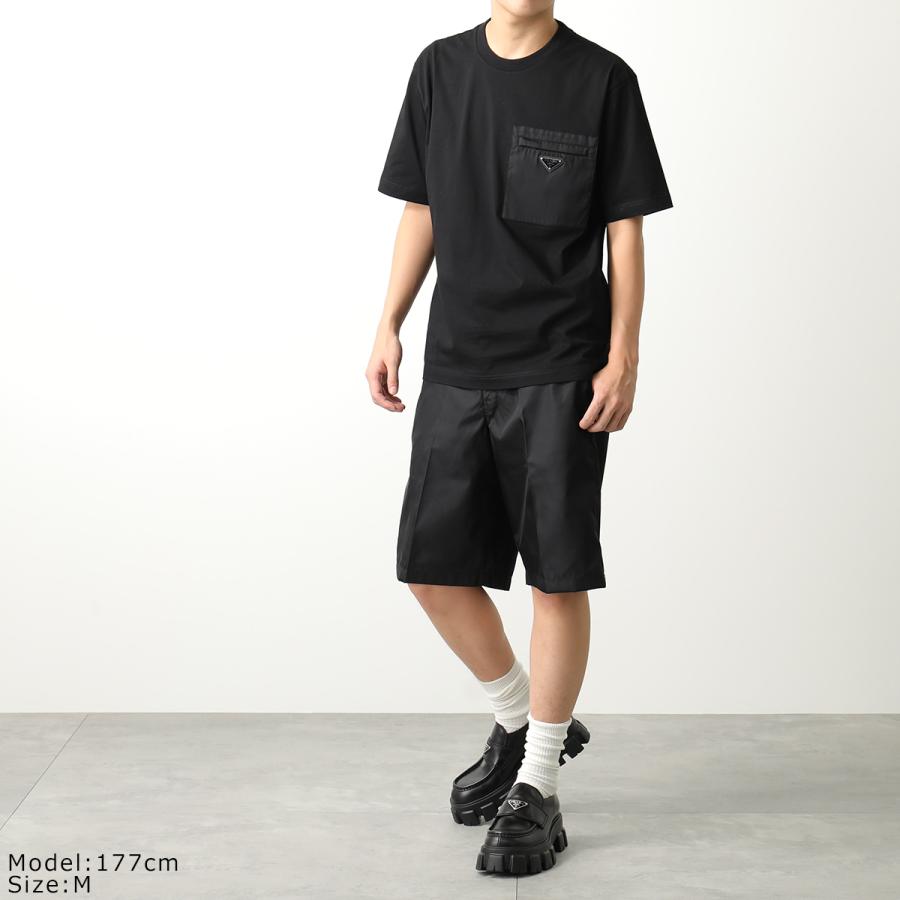 PRADA（プラダ） 半袖 Tシャツ UJN661 11CK メンズ Re-Nylon