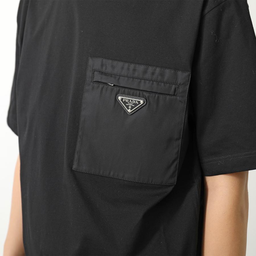 PRADA（プラダ） 半袖 Tシャツ UJN661 11CK メンズ Re-Nylon