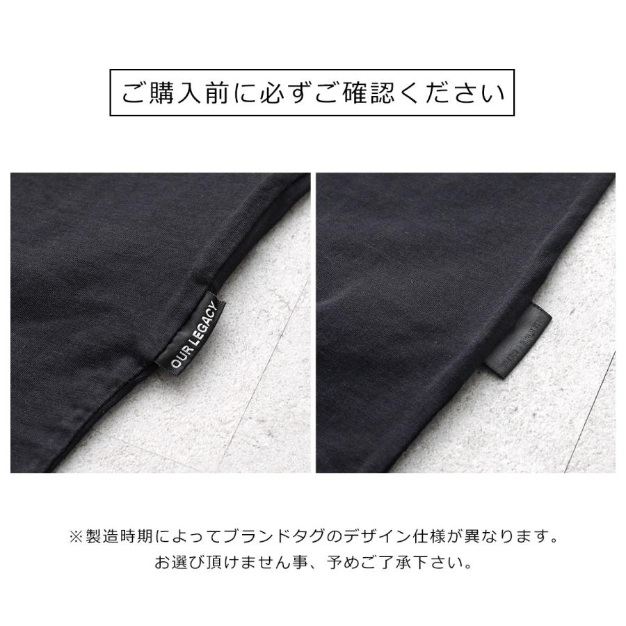 Our Legacy（アワーレガシー） 半袖Tシャツ NEW BOX T-SHIRT M2206NBL