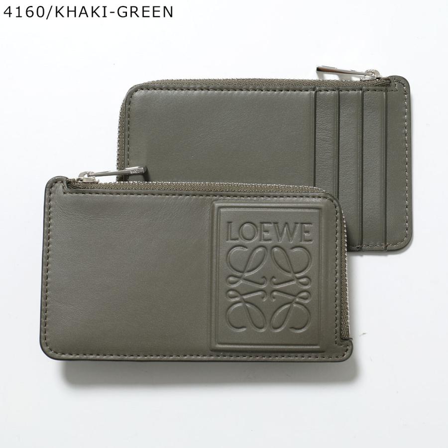 ロエベ　ケース　カードケース ロエベカードケース ボルドー/ピンク ユニセックス レザー