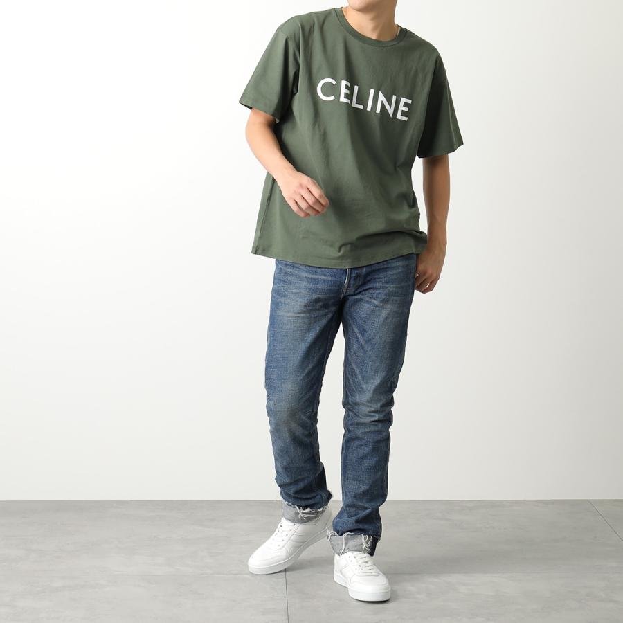 CELINE セリーヌ デニム LOU ルージーンズ 2N809066S.07TK メンズ コットン ヴィンテージ ウォッシュ スリムフィット カットオフ デニムブルー｜s-musee｜03