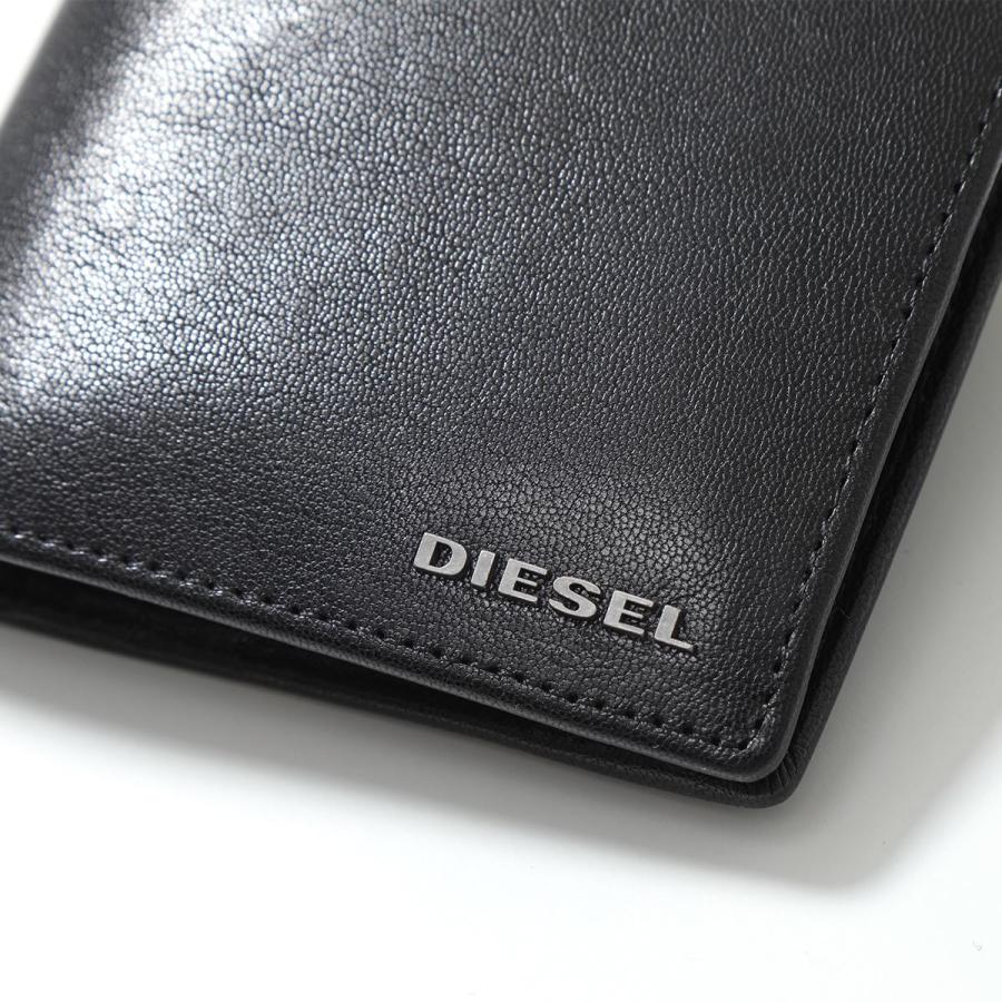 DIESEL ディーゼル 二つ折り財布 X03925 PR271 メンズ レザー ロゴ 小銭入れあり ミニ財布 T8013｜s-musee｜07