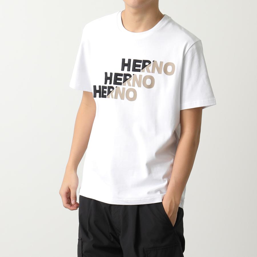 HERNO ヘルノ 半袖 Tシャツ COMPACT JERSEY JG000178U 52000 メンズ  