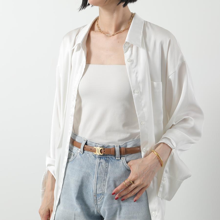 CELINE セリーヌ ベルト Triompheトリオンフ 45AX63A01.38NO 45AX63A01.18BU 45AX63A01.03PH 45AX63A01.28DG レディース スモール 18MMの画像