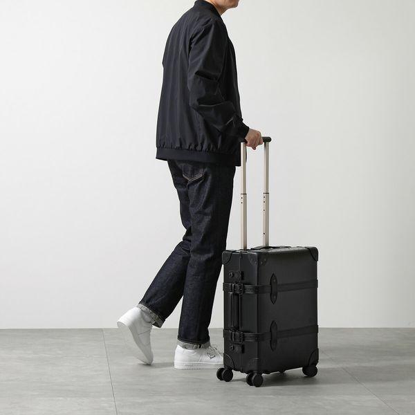 GLOBE TROTTER グローブトロッター キャリーケース Centenary 4x Wheel Carry On Case センテナリー キャリーオン メンズ トラベルバッグ 鞄 Black/Black｜s-musee｜02