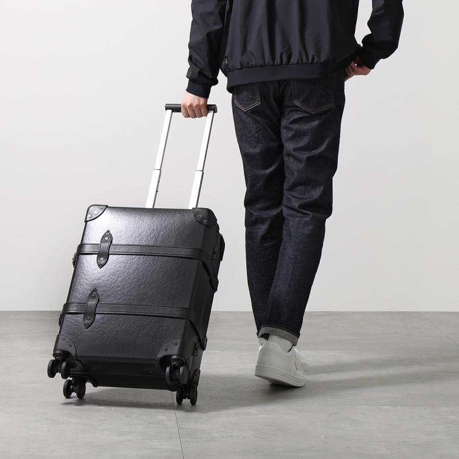 GLOBE TROTTER グローブトロッター キャリーケース Centenary 4x Wheel Carry On Case センテナリー キャリーオン メンズ トラベルバッグ 鞄 Black/Black｜s-musee｜04