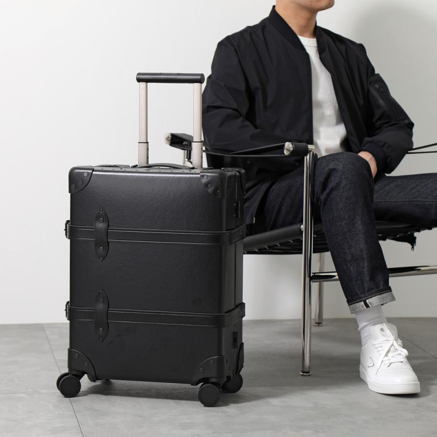 GLOBE TROTTER グローブトロッター キャリーケース Centenary 4x Wheel Carry On Case センテナリー キャリーオン メンズ トラベルバッグ 鞄 Black/Black｜s-musee｜06