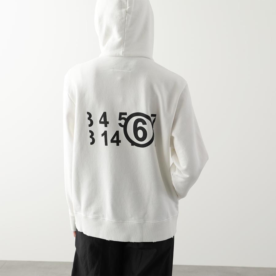 1回着　MM6 メゾンマルジェラ　マルジェラ　パーカー　ホワイト　14 スリット 楽天市場】【楽天ファッション ザ・セール】 メゾンマルジェラ Maison