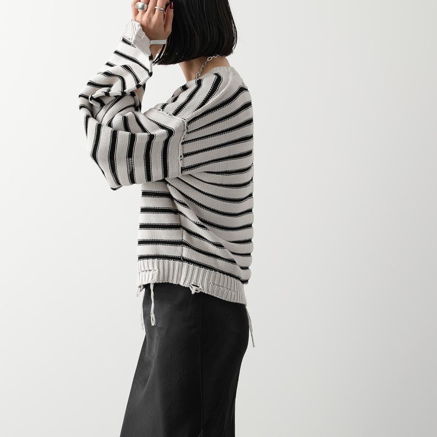 currentage ボーダー kooky zoo マルジェラ MM6 エムエムシックス メゾンマルジェラ セーター S52GP0141 S18192