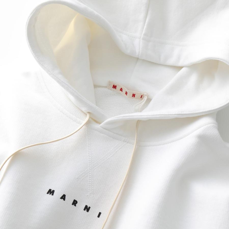 MARNI / パーカー/40/コットン/WHT/flje0176P1 MARNI（マルニ） フーディー FLJE0176P1 USCU87 レディース スウェット