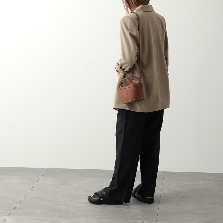 【良品】MARNI マルニ　ショルダーバッグ　ハラコ　レザー　ブラウン ブラウン レザー MARNIロゴストラップ Museo スモールバッグ | Marni