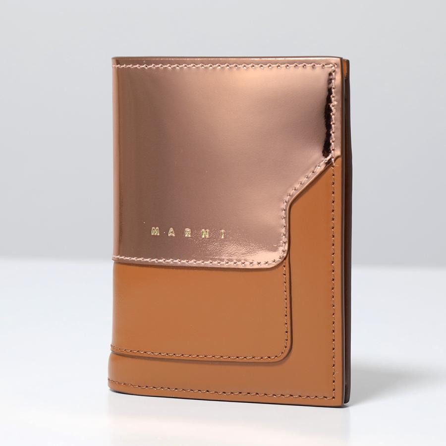 MARNI マルニ 二つ折財布 PFMOQ14UQ1 P0410 レディース メタリック 