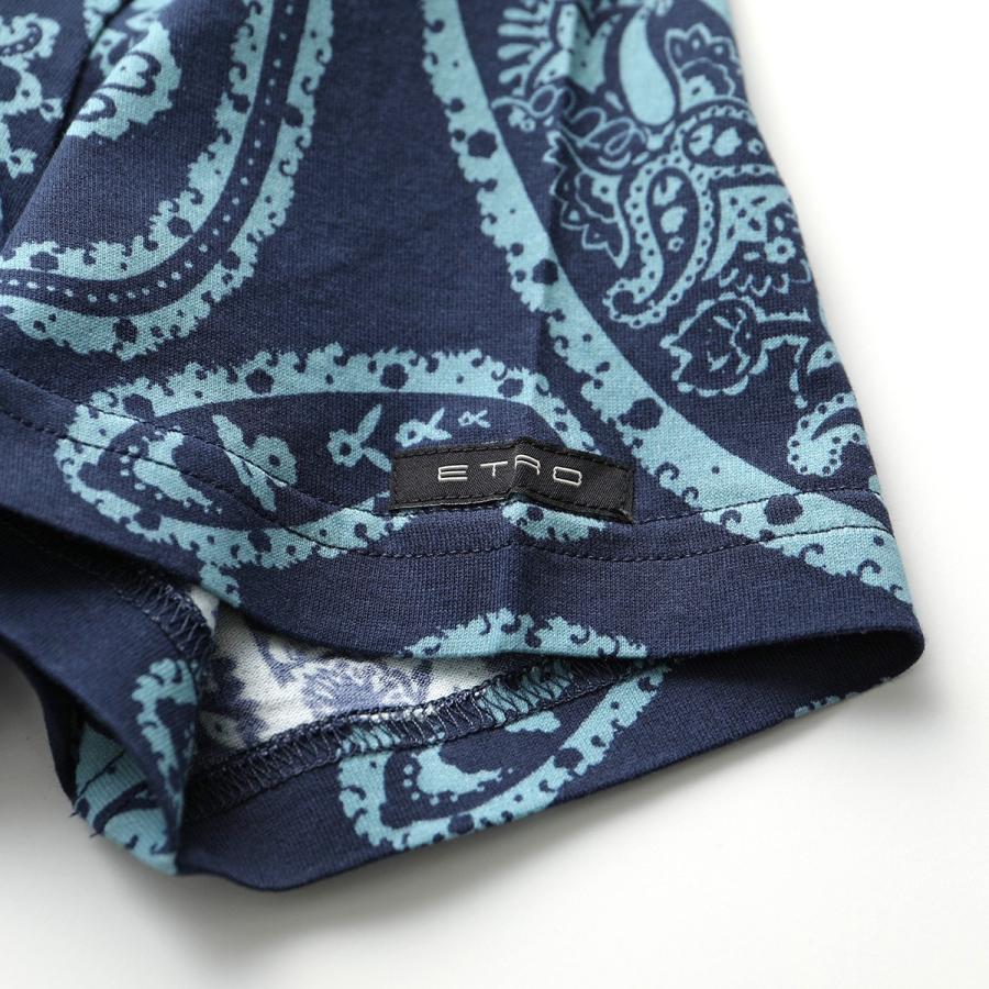 ETRO エトロ Tシャツ ブルー 青 サイズ:XL | 20SS ビッグ