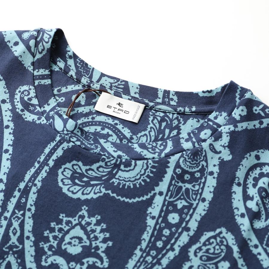 ETRO（エトロ） Tシャツ 1Y020 9461 メンズ 半袖 カットソー クルー