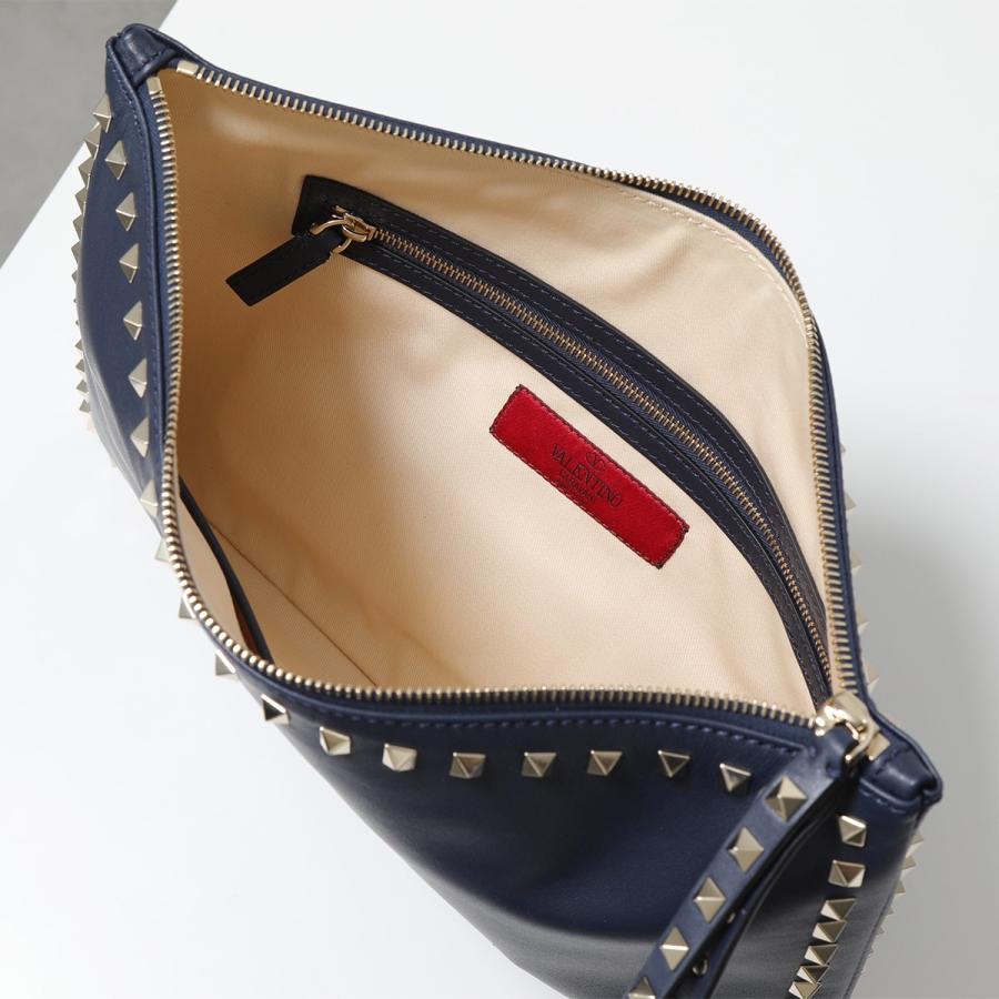 VALENTINO ヴァレンティノ クラッチバッグ Rockstud B0147BOL メンズ 