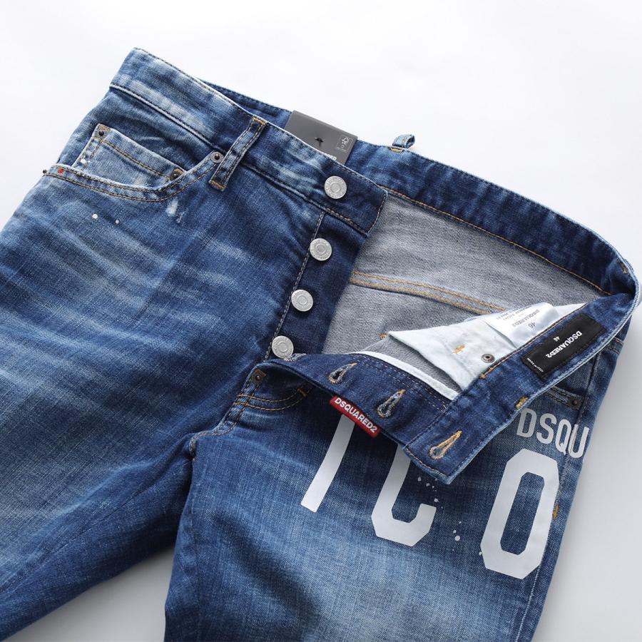 【どらごんさんご依頼品】Dsquared2　icon　Jorts　デニムパンツ DSQUARED2（ディースクエアード） ジーンズ S79LA0059 S30342 メンズ