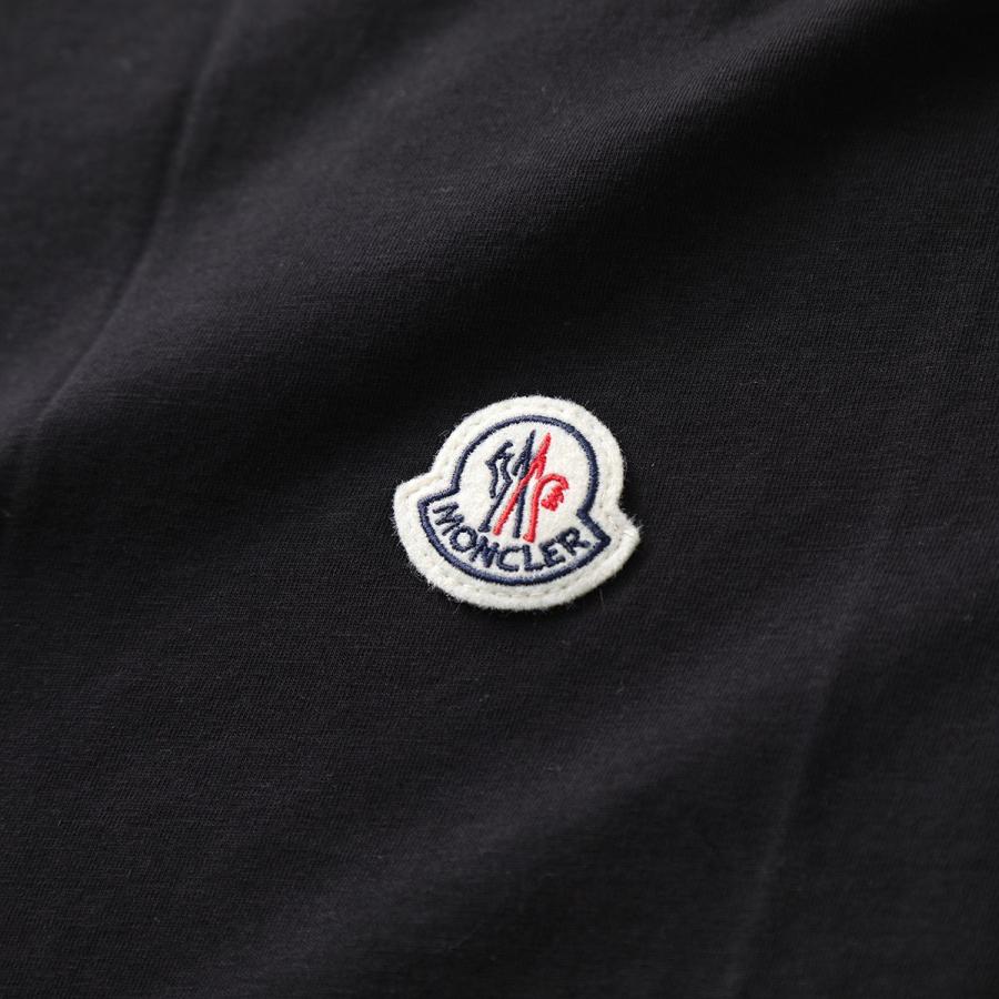 MONCLER モンクレール 半袖 Tシャツ【1枚単品】8C00033 8C00032 829H8 メンズ パックT クルーネック ロゴパッチ ロゴT コットン カットソー カラー6色の画像