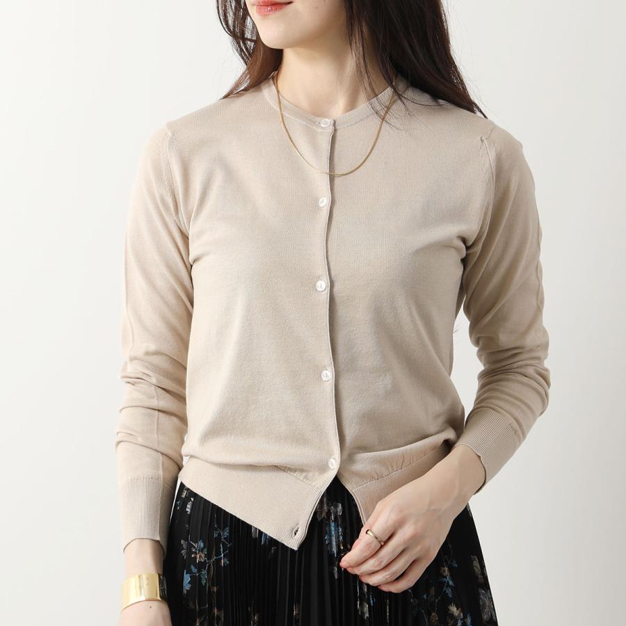 美品 ジョンスメドレー　長袖コットンクルーネックカーディガン JOHN SMEDLEY｜ジョンスメドレー日本公式