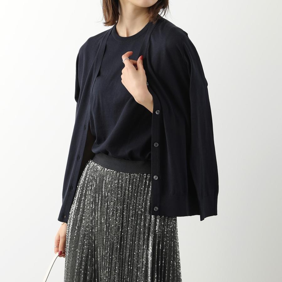 【中古A】JOHN SMEDLEY ジョンスメドレー S レディース カーディガン RIMINI（現行YASMIN同等モデル） スリムフィット 黒 中古A 古着 JOHN SMEDLEY - JOHN SMEDLEY ジョンスメドレー カーディガン S 青