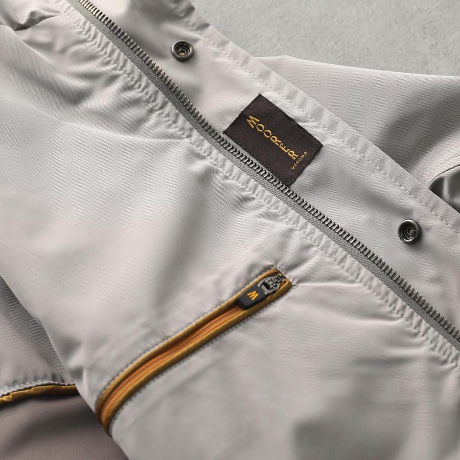 MOORER ムーレー ジップアップジャケット MANOLO KM メンズ フィールドジャケット ブルゾン フード付き 撥水 カラー5色の画像