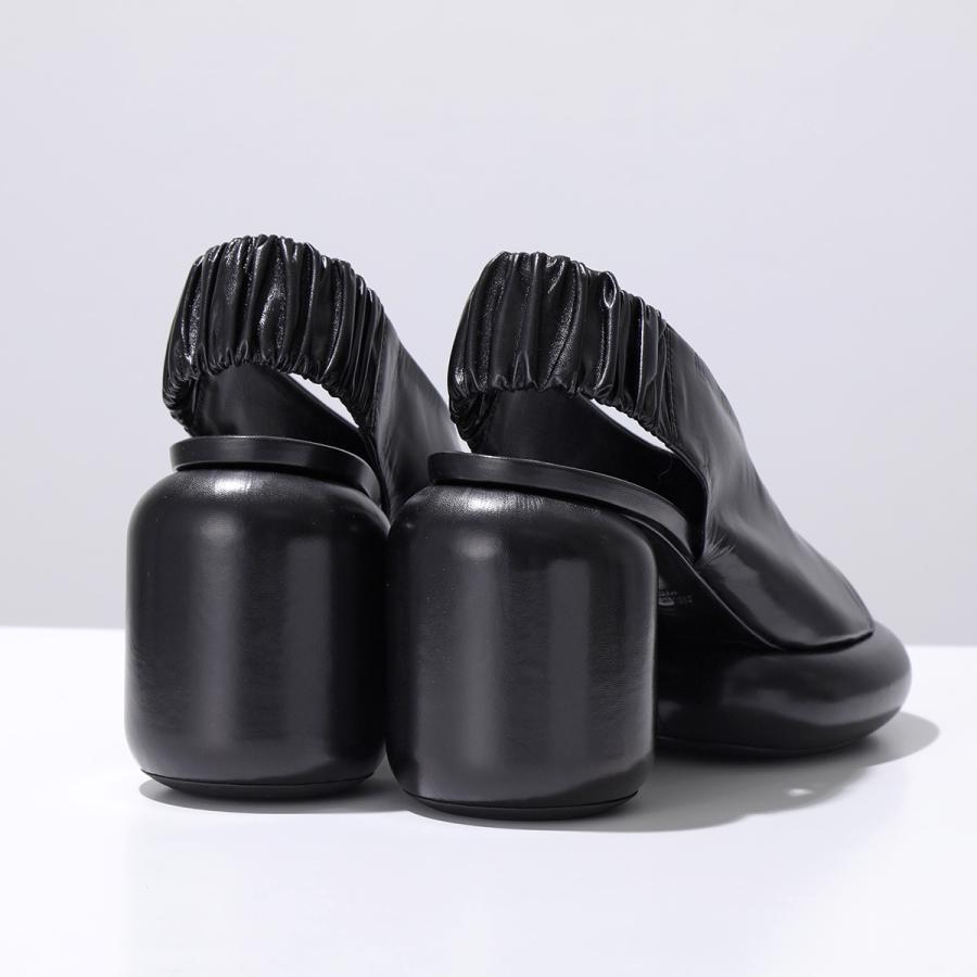 JIL SANDER ジルサンダー サンダル J15WP0056 P4864 レディース レザー ブロックヒール ハイサンダル シューズ 靴  001/BLACK