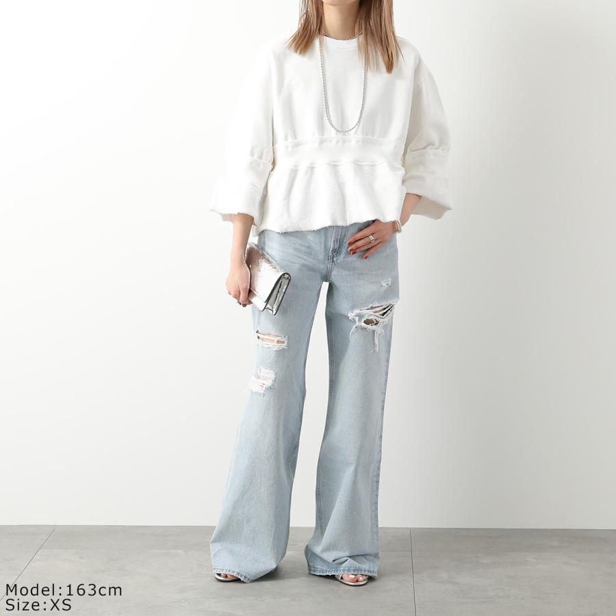 MM6 / スウェット/S/コットン/WHT/無地/S52GU0179// MM6 エムエムシックス メゾンマルジェラ スウェットシャツ S52GU0179