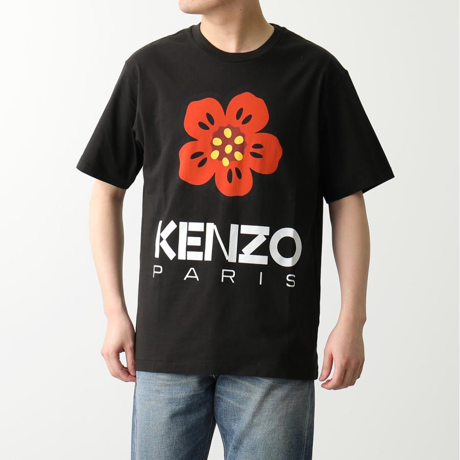 KENZO ケンゾー 半袖 Tシャツ BOKE FLOWER FD55TS4454SO メンズ カットソー クルーネック コットン フラワー 花 ロゴT カラー4色｜s-musee｜06