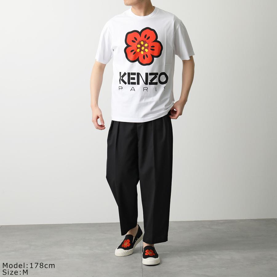 KENZO ケンゾー 半袖 Tシャツ BOKE FLOWER FD55TS4454SO メンズ カットソー クルーネック コットン フラワー 花 ロゴT カラー4色｜s-musee｜12