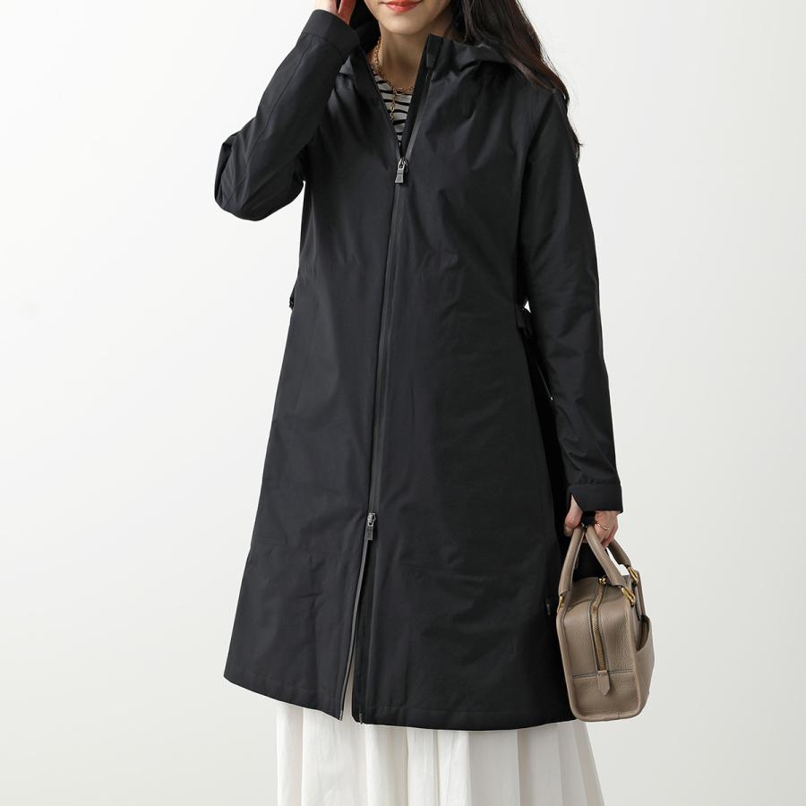 【美品】ヘルノ Laminar ラミナー　ゴアテックス　トレンチコート　ブラック ラミナー ゴアテックス 2レイヤー トレンチコート ブラック