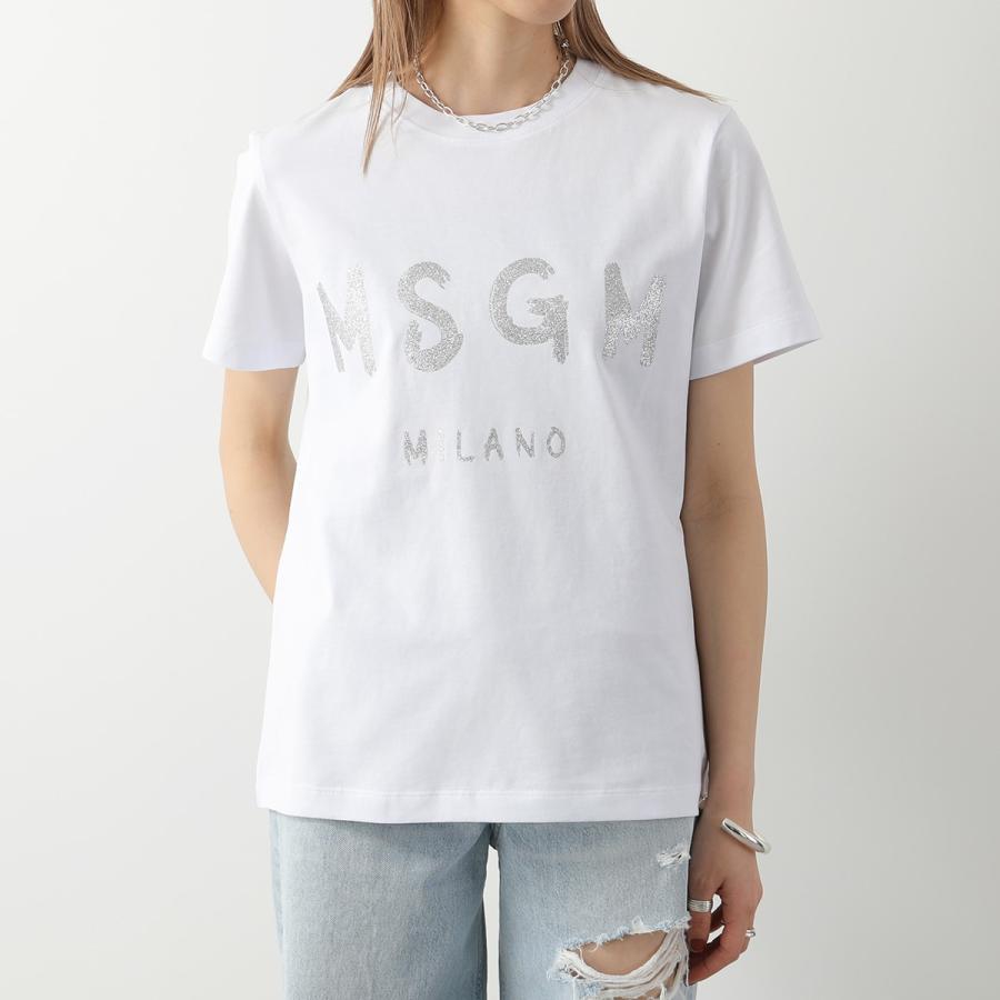 MSGM エムエスジーエム 半袖 Tシャツ 3441MDM510G レディース ロゴT 