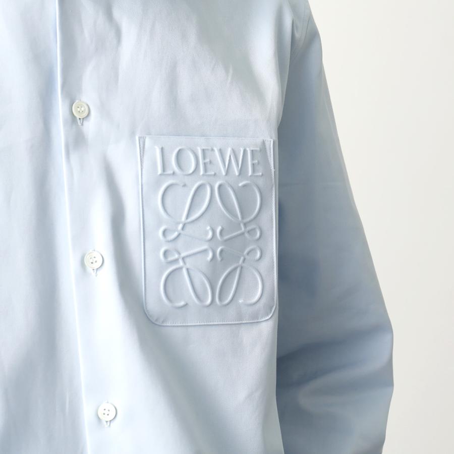 LOEWE ロエベ 長袖シャツ アナグラム デボス シャツ H526Y05WAD LOEWE ロエベ 長袖シャツ アナグラム デボス シャツ H526Y05WAD