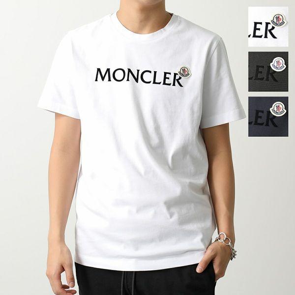 モンクレール MONCLER Tシャツ メンズ 半袖 しぼれ バックロゴ 