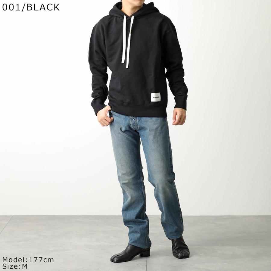 JIL SANDER+ ジルサンダー プラス パーカー J47GU0105 J20039 J20010 メンズ スウェット プルオーバー 長袖 ロゴパッチ セットアップ可能 カラー5色の画像