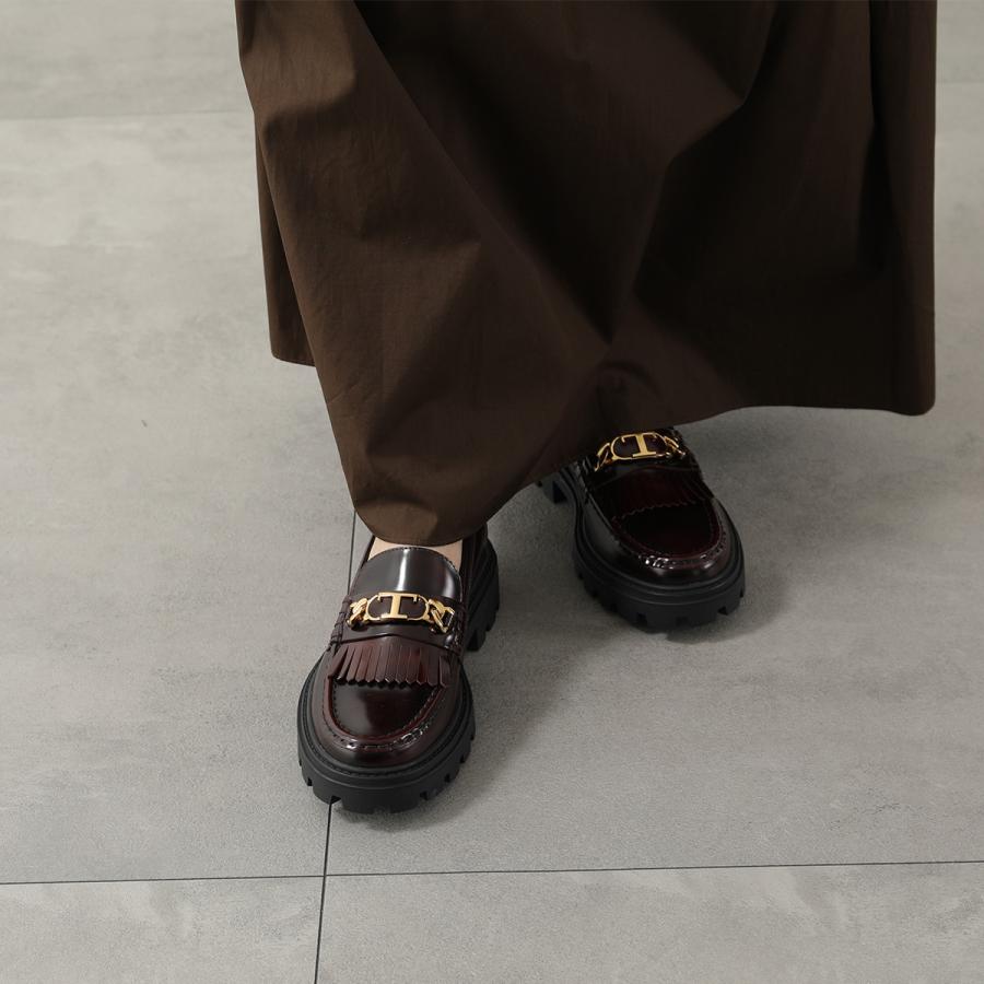 TOD'S（トッズ） TODS ローファー XXW08J0GF80SHA Tチェーン メタル