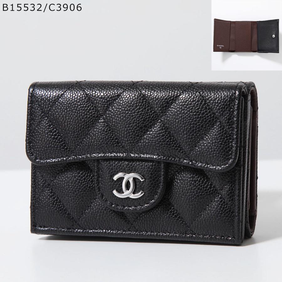 CHANEL シャネル 三つ折り財布 AP0230 B10583 Y33352 Y04059 Y01480 B15532 MATELASSE マトラッセ レザー ココマーク カラー10色｜s-musee｜23