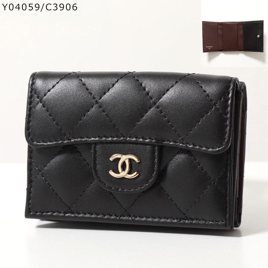 CHANEL シャネル 三つ折り財布 AP0230 B10583 Y33352 Y04059 Y01480 B15532 MATELASSE マトラッセ レザー ココマーク カラー10色｜s-musee｜18